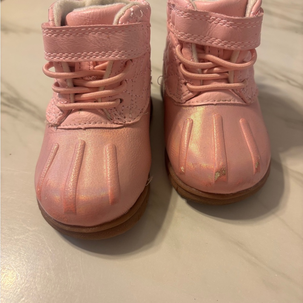 Cat & Jack Toddler Pink Boots Size 3 Fair Condition - Picture 3 of 8
